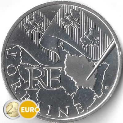 10 euros France 2010 - Lorraine UNC
