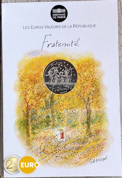 10 euros Francia 2014 - Fraternidad Otoño UNC en coincard