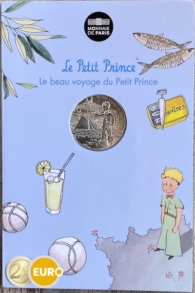 10 Euro Frankreich 2016 - Der kleine Prinz Boule-Spiel Marseille in Coincard