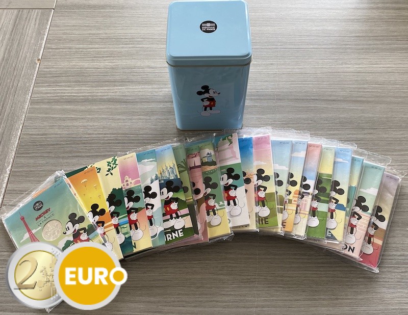 20 x 10 euros France 2018 - Mickey et la France - en cartelette - en boîte