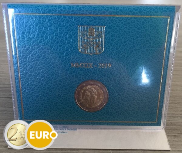 2 euros Vaticano 2019 - Capilla Sixtina BU FDC