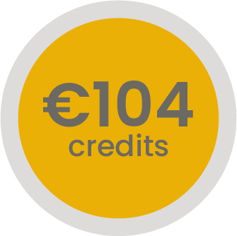 104 euros sur votre compte client (-3,8%)