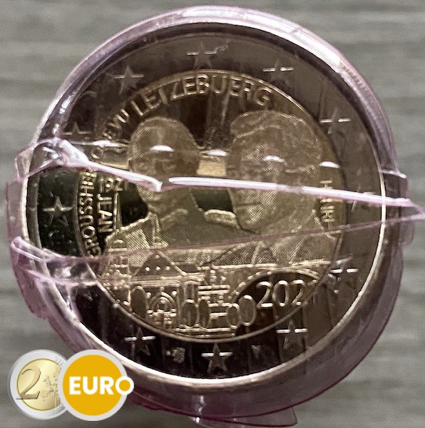 25 x 2 euros Luxembourg 2021 - 100 ans naissance Jean Photo