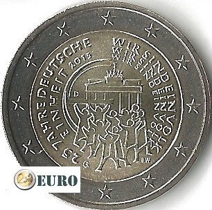 2 euros Allemagne 2015 - G Réunification Allemande UNC