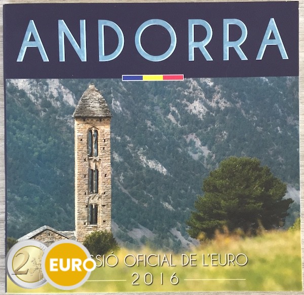 Série euro BU FDC Andorre 2016