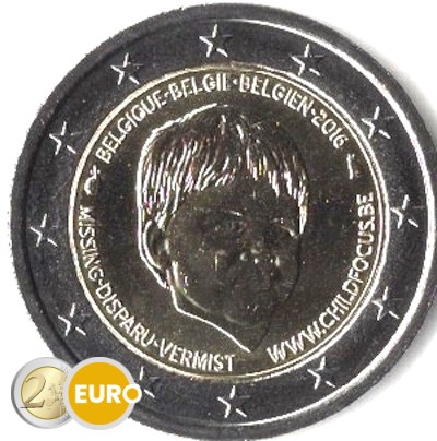 2 euros Belgique 2016 - Child Focus UNC