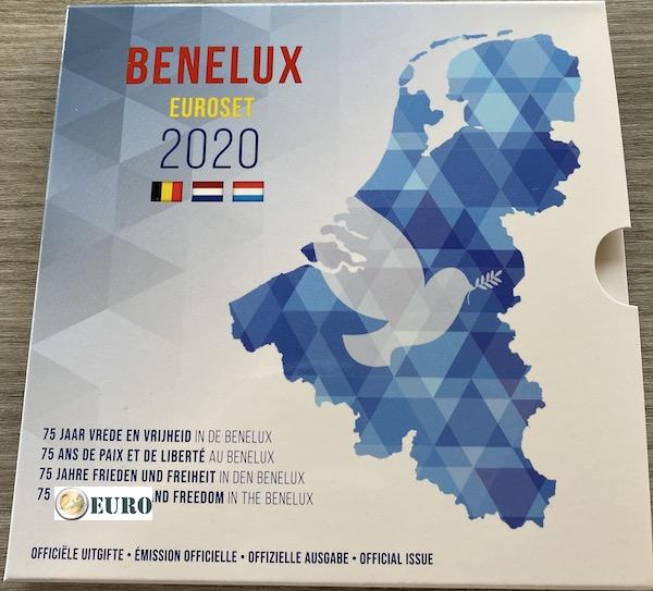 Série en euro BU FDC Benelux 2020 Paix en Europe