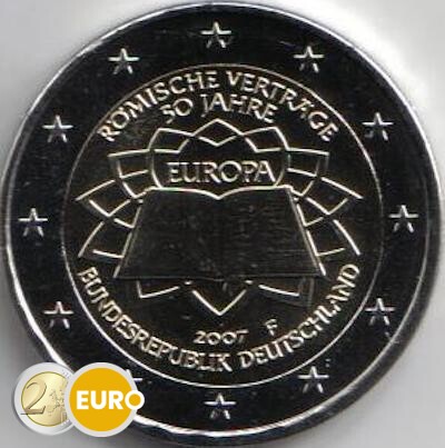 Allemagne 2007 - 2 euros F Traité de Rome TdR UNC