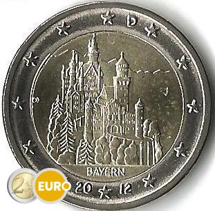 Allemagne 2012 - 2 euro J Bavière UNC