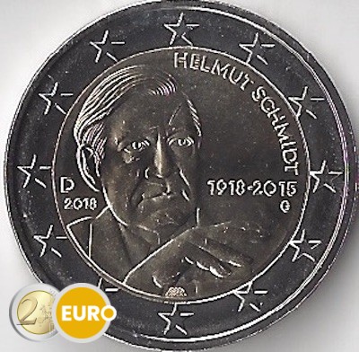 2 euro Germany 2018 - G Helmut Schmidt UNC
