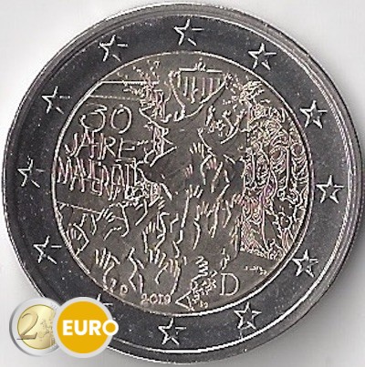 2 euros Alemania 2019 - D Muro de Berlín UNC