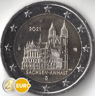 2 euro Germany 2021 - G Saxony-Anhalt UNC