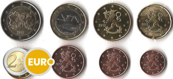 Euro set UNC Finland 2012