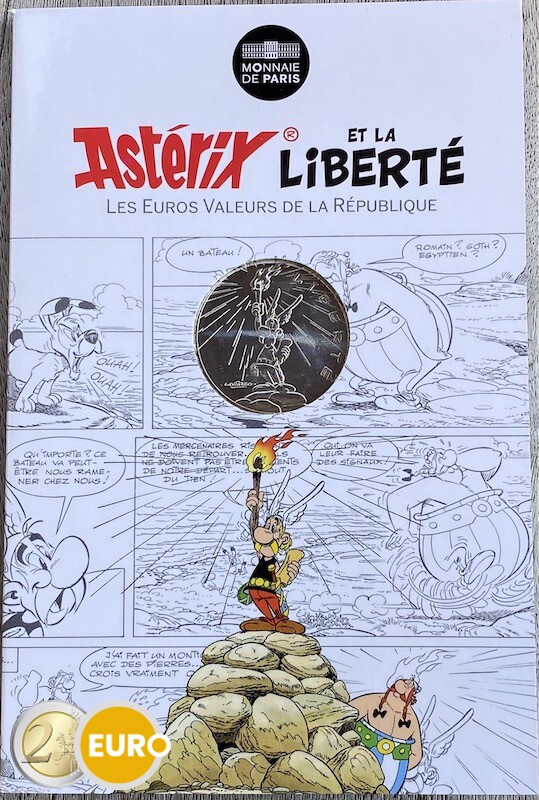 10 euros France 2015 - Asterix Liberté La Grande Traversée - en cartelette