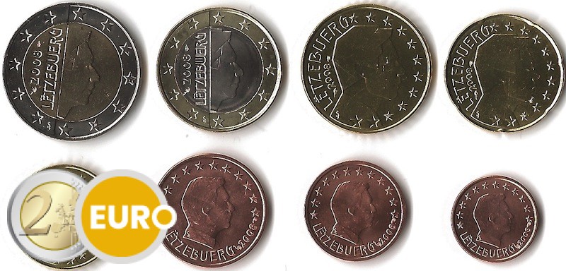 Euro set UNC Luxemburg 2008