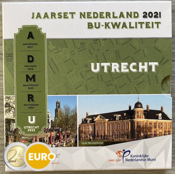 Série euro BU FDC Pays-Bas 2021 Utrecht