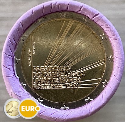Rouleau 2 euros Portugal 2021 - Presidence UE UNC