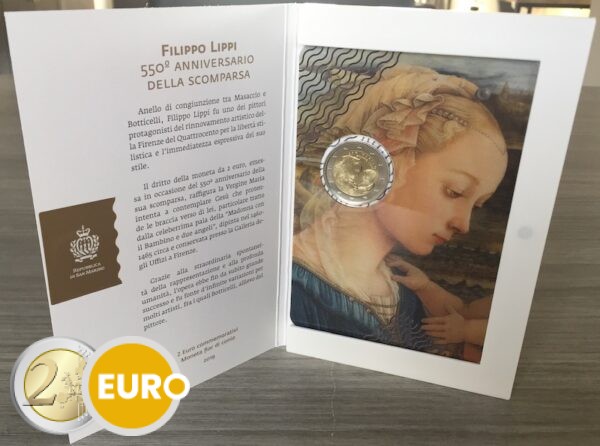 2 euro San Marino 2019 - Filippo Lippi BU FDC