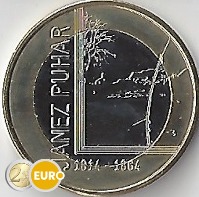 3 euros Eslovenia 2014 - Janez Puhar UNC