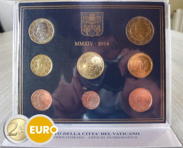 Serie de euro BU FDC Vaticano 2014
