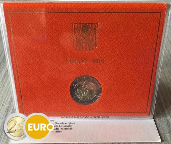 2 euro Vatican 2016 - Mercy BU FDC