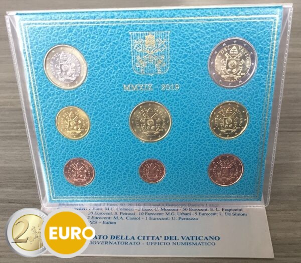 Serie de euro BU FDC Vaticano 2019
