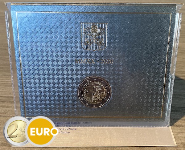2 euro Vatican 2020 - Raffaello BU FDC
