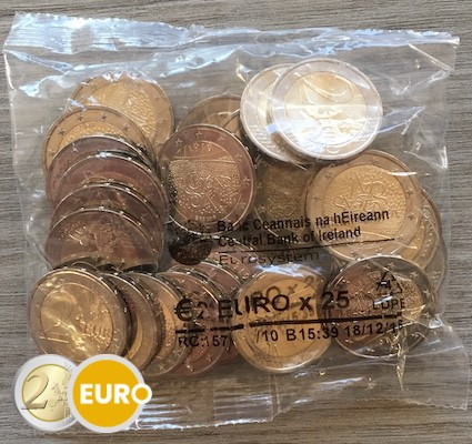 Rouleau sachet 2 euros Irlande 2019 - Dáil Éireann
