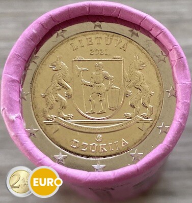 Rouleau 2 euros Lituanie 2021 - Région de Dzukija