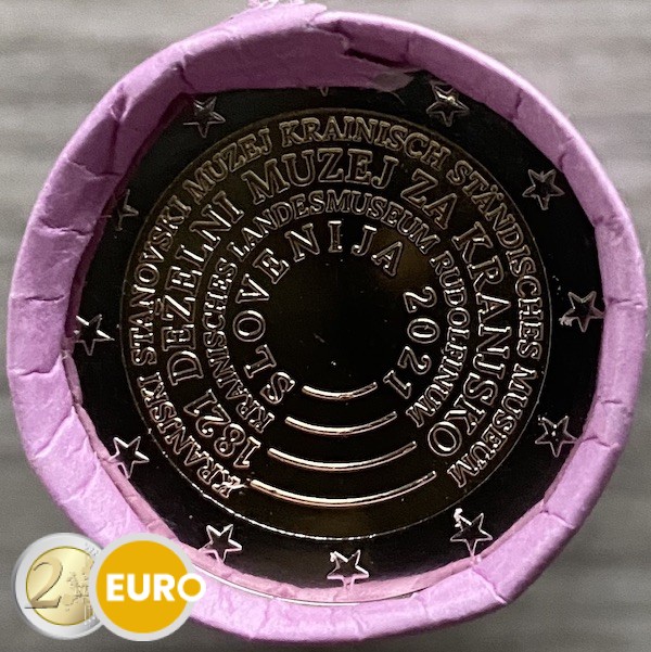Roll 2 euro Slovenia 2021 - Kranj Museum