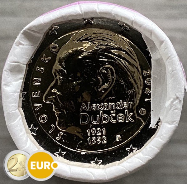 Rouleau 2 euros Slovaquie 2021 - Alexander Dubcek