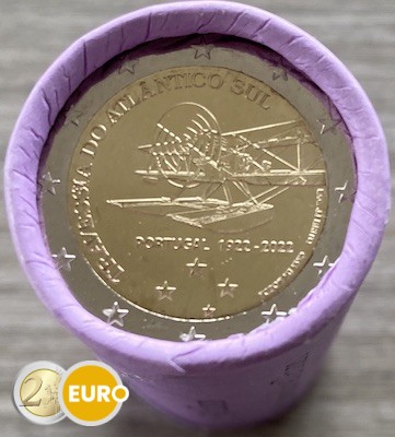 Rolle 2 Euro Portugal 2022 - Erstüberquerung Flugzeug