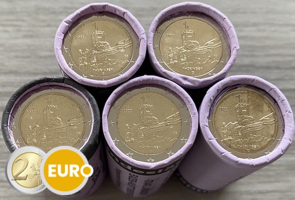 Rollos 2 euros Alemania 2022 - ADFGJ Turingia