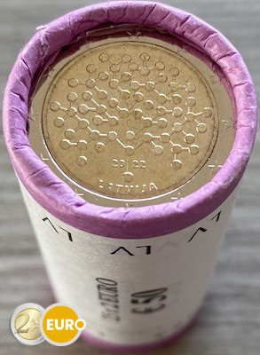 Rol 2 euro Letland 2022 - Bank van Letland