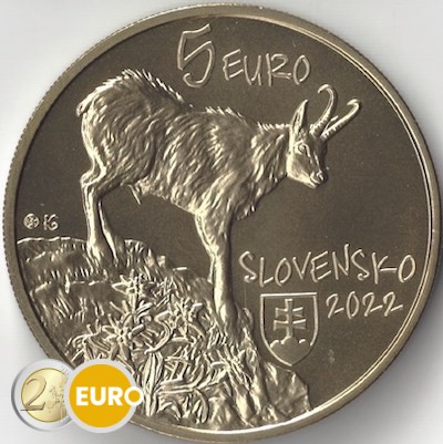 5 Euro Slowakei 2022 - Gämse UNZ