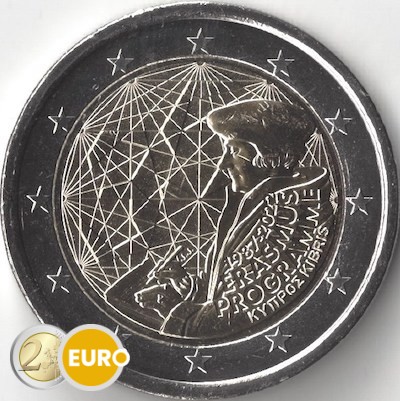 2 Euro Zypern 2022 - Erasmus UNZ