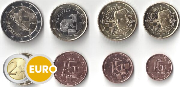Euro set UNC Kroatië 2023