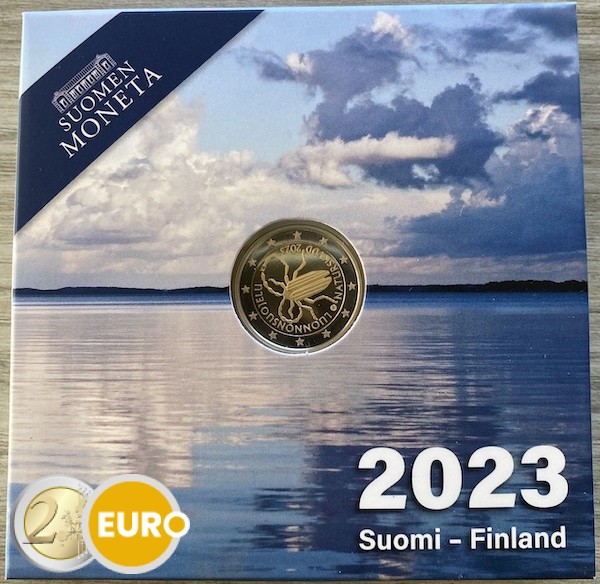 2 euros Finlandia 2023 - Ley de conservación de la naturaleza BE Proof
