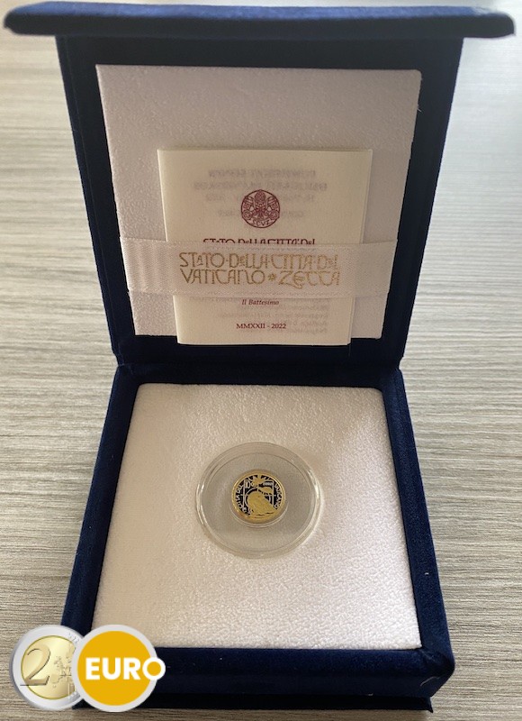 10 euro Vatican 2022 - Baptism BE Proof Gold