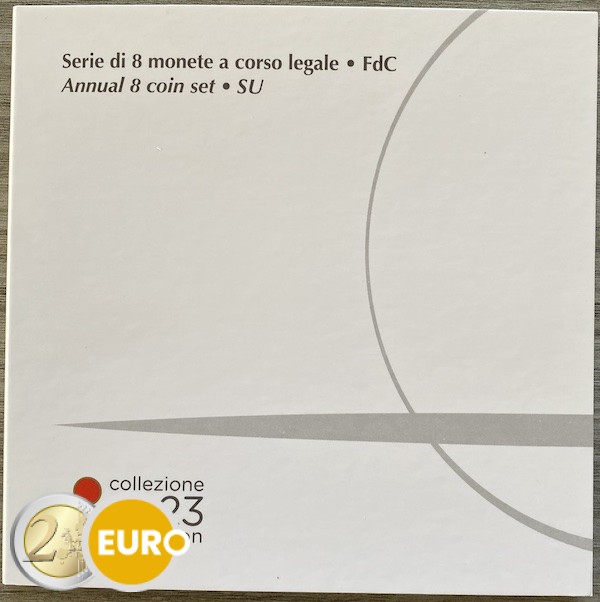 Série euro BU FDC Italie 2023