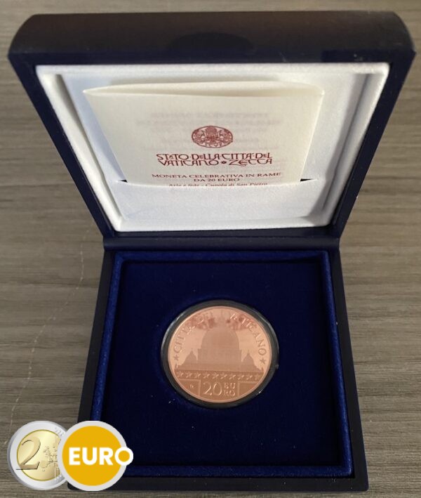 20 euro Vatican 2022 - Dome Saint Peter's Basilica BE Proof copper