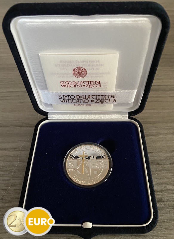 5 euro Vatican 2022 - Anima Mundi BE Proof Silver gold