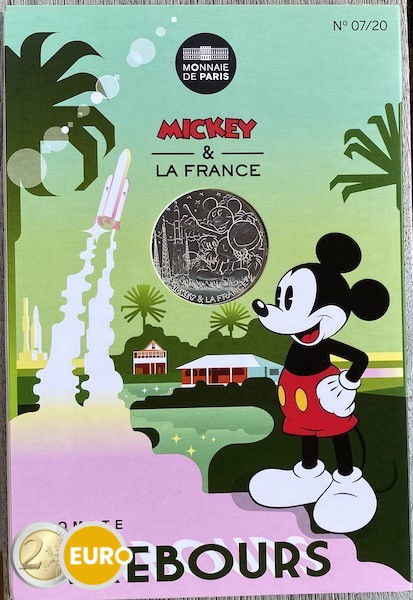 10 euro France 2018 - Mickey Countdown - in coincard