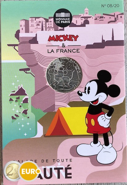 10 euros France 2018 - Mickey Balade de toute beauté - en cartelette