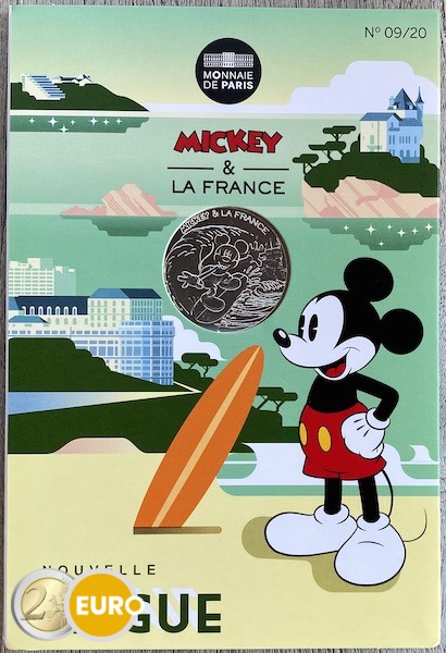 10 euro France 2018 - Mickey New wave - in coincard