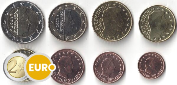 Euro set UNC Luxemburg 2023