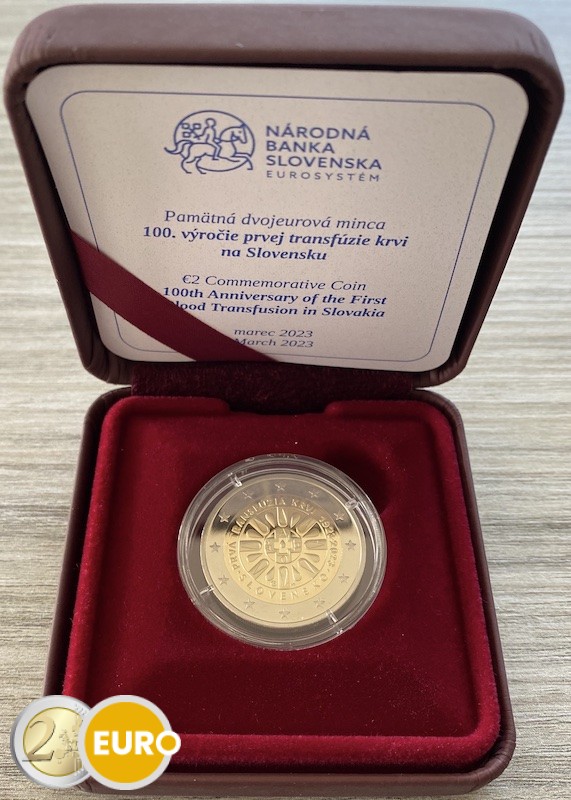 2 Euro Slowakei 2023 - Bluttransfusion PP