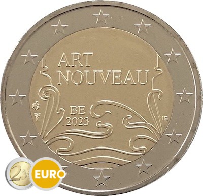 2 euros Belgique 2023 - Art nouveau UNC