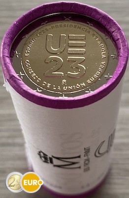 Rollo 2 euros España 2023 - Presidencia de la UE
