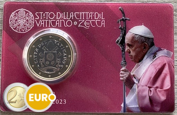 1 euro Vatican 2023 coincard nr 02